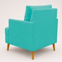 Ver imagem 3 de Kit 2 Poltronas Decorativas Serena Suede para Sala Recepção Escritório Conforto Luxo Contemporâneas