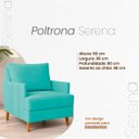 Ver mais imagens de Kit 2 Poltronas Decorativas Serena Suede para Sala Recepção Escritório Conforto Luxo Contemporâneas