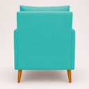Ver imagem 4 de Kit 2 Poltronas Decorativas Serena Suede para Sala Recepção Escritório Conforto Luxo Contemporâneas