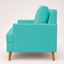 Ver imagem 2 de Kit 2 Poltronas Decorativas Serena Suede para Sala Recepção Escritório Conforto Luxo Contemporâneas
