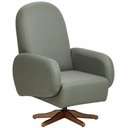 Ver imagem 1 de Poltrona de Amamentação com Balanço Giratória Dolce D02 Tramado Verde C-296 - Lyam Decor