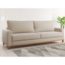 Ver imagem 1 de Estofado Living 4 Lugares Columbia 2,2m Linho Bronze - Casa Giulia