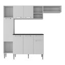 Ver imagem 6 de Armário de Cozinha Compacta Smart Multimóveis Mp2219 Branco