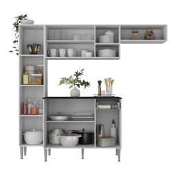 Armário de Cozinha Compacta Smart Multimóveis Mp2219 Branco - 5