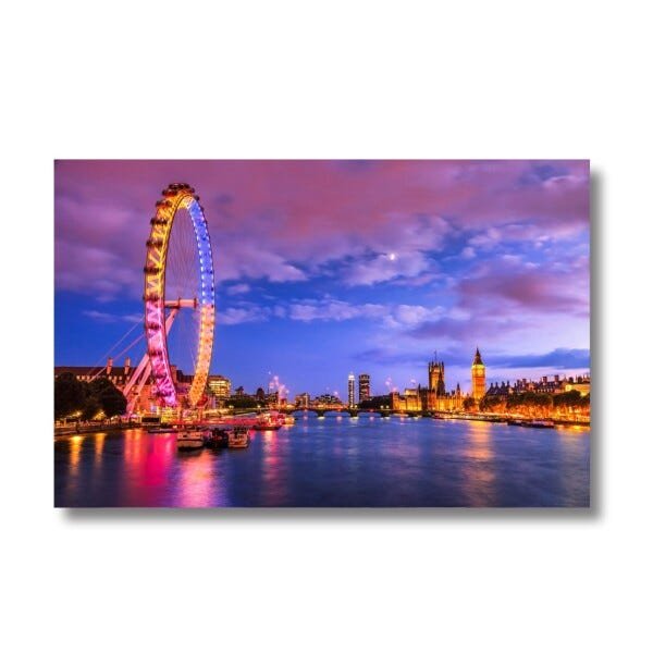 Quadro decorativo London Paisagem Cidades - Tela em Tecido - 2