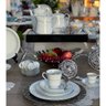 Aparelho de Chá e Café Porcelana Schmidt 53 peças - Dec. Renda Branca - 2