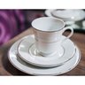 Aparelho de Chá e Café Porcelana Schmidt 53 peças - Dec. Renda Branca - 5