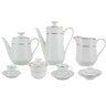 Aparelho de Chá e Café Porcelana Schmidt 53 peças - Dec. Renda Branca - 1