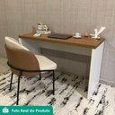 Ver imagem 5 de Mesa Escritorio Tampo Tamburato 120 cm Olmo Branco Artany