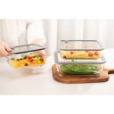 Ver imagem 3 de Jogo de Potes de Vidro Tramontina Vittra Retangulares com Tampa Hermética de Silicone