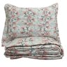 Cobre Leito Flora Estampado 03 Peças 100% Algodão 180 Fios Queen Dupla Face - 1
