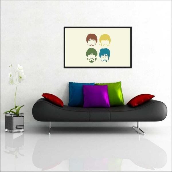 Quadro Decorativo Bandas Músicas The Beatles - 3