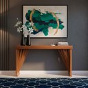 Ver imagem 3 de Aparador Madeira Maciça Tampo Laminado 152 cm Cor Pinhão Aparador Moderno