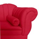 Ver mais imagens de Recamier Decorativo Divã Amsterdã 187cm Lado Esquerdo Suede Vermelho