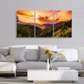 Quadro Paisagem da Natureza Horizonte Sala Quarto Jogo 3 Peças - 5