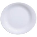 Ver imagem 3 de Conjunto 12 Pratos Oval Branco Opalino Steak Essenza 30x26cm Restaurante Profissional Servir Buffet
