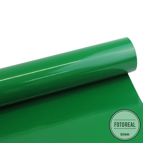 Papel Adesivo Vinílico Moveis Geladeira Várias Cores - 2,00x1,00 - Verde Amazonas