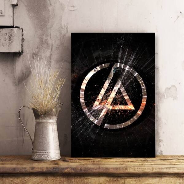 Quadro decorativo Linkin Park Banda Música Tela em Tecido - 1