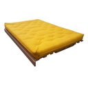 Ver imagem 4 de Sofá Cama L Amarelo Em Madeira Nobre Maciça