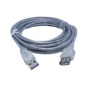 Ver imagem 1 de Cabo Extensão Usb 2.0 a Macho X Femea 5m Cristal Kit 3 Pçs