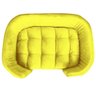 Cama Pet para Cães e Gatos Estofada com Pés Hannah - Amarelo - 6