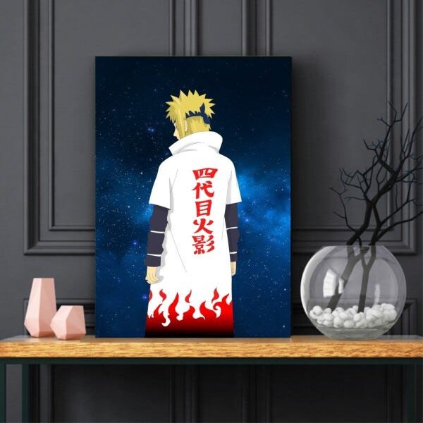 Quadro Poster Minato Quarto Hokage Naruto Decorações 196