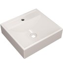 Ver imagem 1 de Cuba de Apoio Quadrada para Banheiro Lavabo C01 Q39w Bege