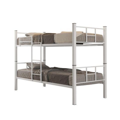 Beliche Solteiro Padr&atilde;o A&ccedil;o Vira 2 Cama Escada Grade Prote&ccedil;&atilde;o &lrm;