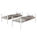 Ver imagem 5 de Beliche Solteiro Padrão Aço Vira 2 Cama Escada Grade Proteção ‎