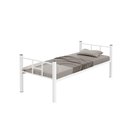 Ver imagem 6 de Beliche Solteiro Padrão Aço Vira 2 Cama Escada Grade Proteção ‎