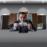Quadro Leonardo Dicaprio Dólar 5 Peças Quarto Escritórios - 4