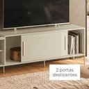 Ver imagem 6 de Rack com Painel para TV até 75" 238cm MDP com Pés Metálicos Orl Madetec Móveis