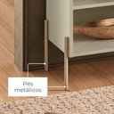 Ver imagem 2 de Rack com Painel para TV até 75" 238cm MDP com Pés Metálicos Orl Madetec Móveis