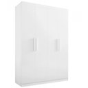 Ver imagem 1 de Guarda Roupa Colibri Solteiro 4 Portas 3 Gavetas D Doro Cor Branco