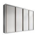 Ver imagem 1 de Guarda Roupa Casal 4 Portas 4 Gavetas Milano -Mt- Rei de Casa Branco