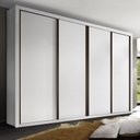 Ver imagem 4 de Guarda Roupa Casal 4 Portas 4 Gavetas Milano -Mt- Rei de Casa Branco