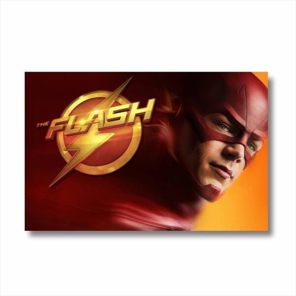 Quadro decorativo The Flash Tela em Tecido - 2