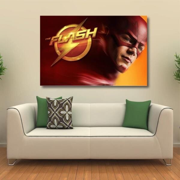 Quadro decorativo The Flash Tela em Tecido - 4