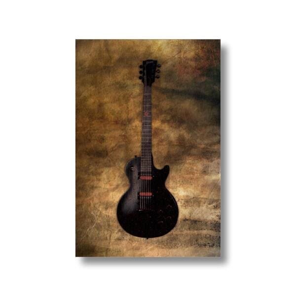 Quadro Guitarra Música decorativo Tela de Tecido - 2