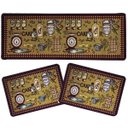 Ver imagem 1 de Jogo de Tapetes para Cozinha 3 Peças Elegance Niazitex