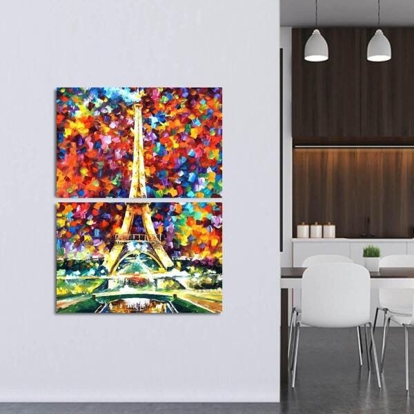Quadro Decorativo Paris Torre Eiffel Moderno Para Corredor - 3