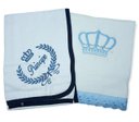 Ver imagem 1 de Kit Cueiro Azul Marinho + Fralda Toalha - Bruno Baby