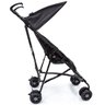 Carrinho de Bebê Passeio Guarda Chuva Reclinavel 6 Meses Até 15 Kg Capota Solar Capa de - Preto - 4
