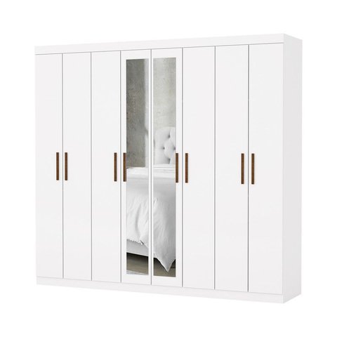 Guarda Roupa 8 Portas Espelho Gran Prime-grand Line