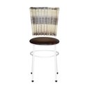 Ver imagem 3 de 4 Cadeiras para Mesa Branca Hawai Cappuccino Premium Cor:marrom