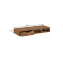 Ver imagem 2 de Nicho Modulado Flexível com 1 Gaveta 130cm Linha Liga Marrom Canela