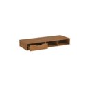 Ver imagem 4 de Nicho Modulado Flexível com 1 Gaveta 130cm Linha Liga Marrom Canela