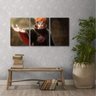 Quadro decorativo Pain Naruto Nagato em Tecido 3 Peças - 1