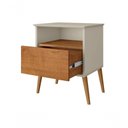 Ver imagem 3 de Mesa de Cabeceira Retro Liverpool Off White Le