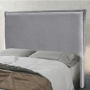 Ver imagem 2 de Cabeceira Cama Box Solteiro 90 Cm Garden Linho Cinza S04 - D'Rossi